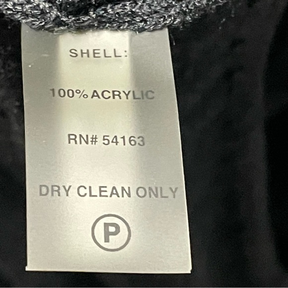 Calvin Klein fringe-skirt sweater dress in grey size large EUC - Picture 6 of 11